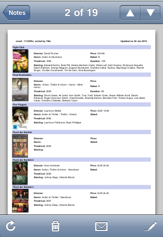Export to Evernote, example 2