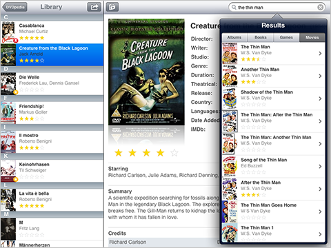 Pocketpedia3 iPad Screenshot